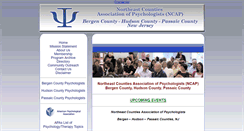 Desktop Screenshot of northeastnjpsychassoc.org